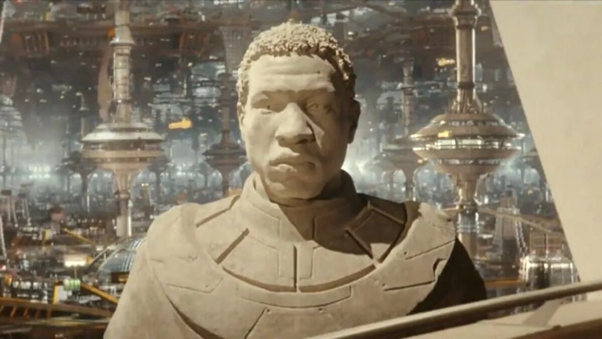 تمثال كانغ الفاتح في الموسم الثاني من مسلسل Loki