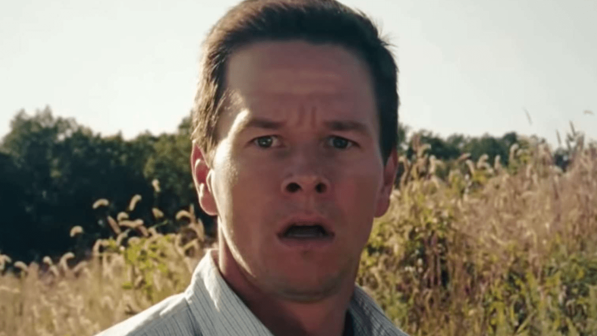 Mark Wahlberg looking aghast in 'The Happening'