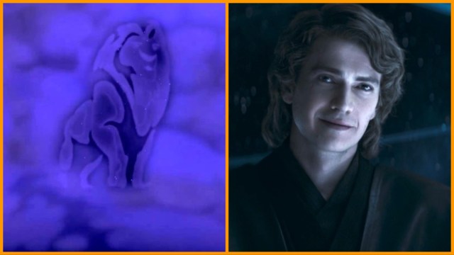 Mufasa's ghost in 'The Lion King'/Anakin's Force ghost in 'Ahsoka'