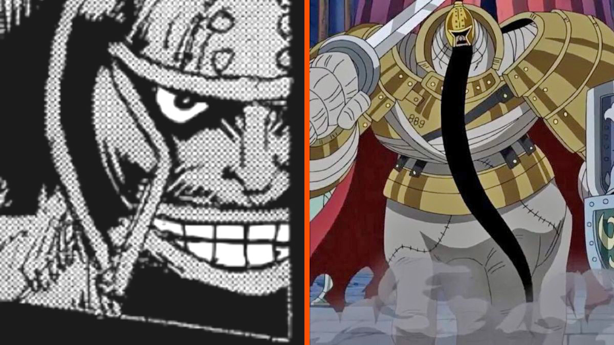 Side by side montage of who is believed to be Ochoku in the anime and the manga