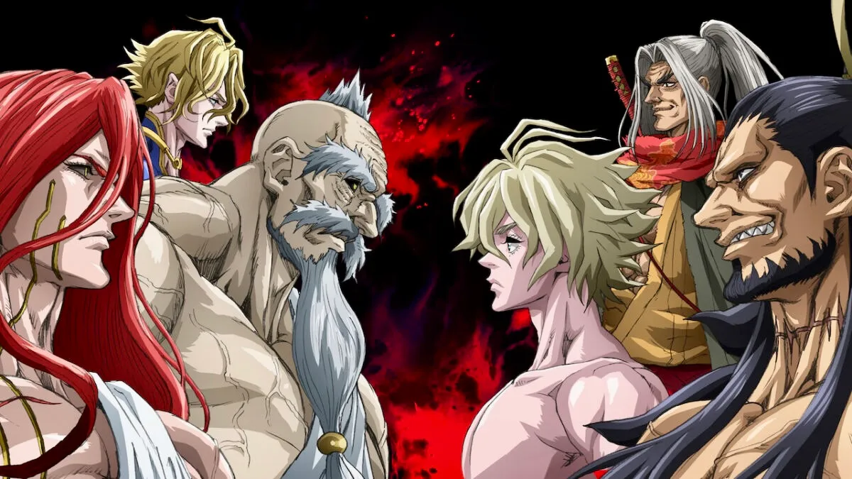 The main characters of the ‘Record of Ragnarok’ anime face-off