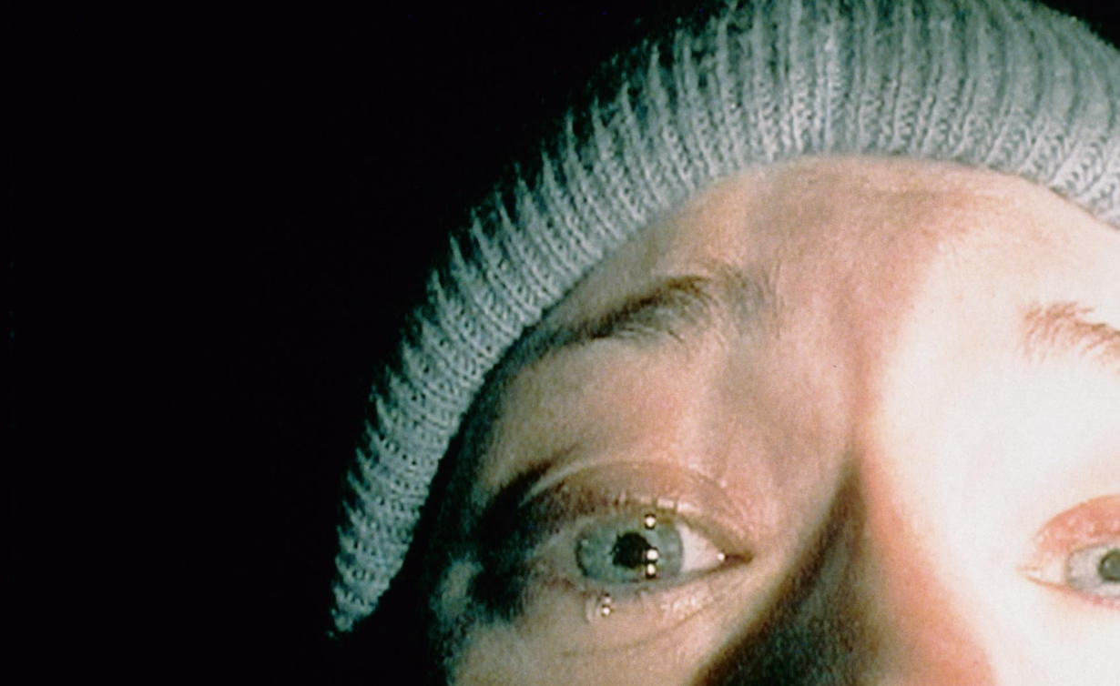 Heather Donahue in The Blair Witch Project (1999).