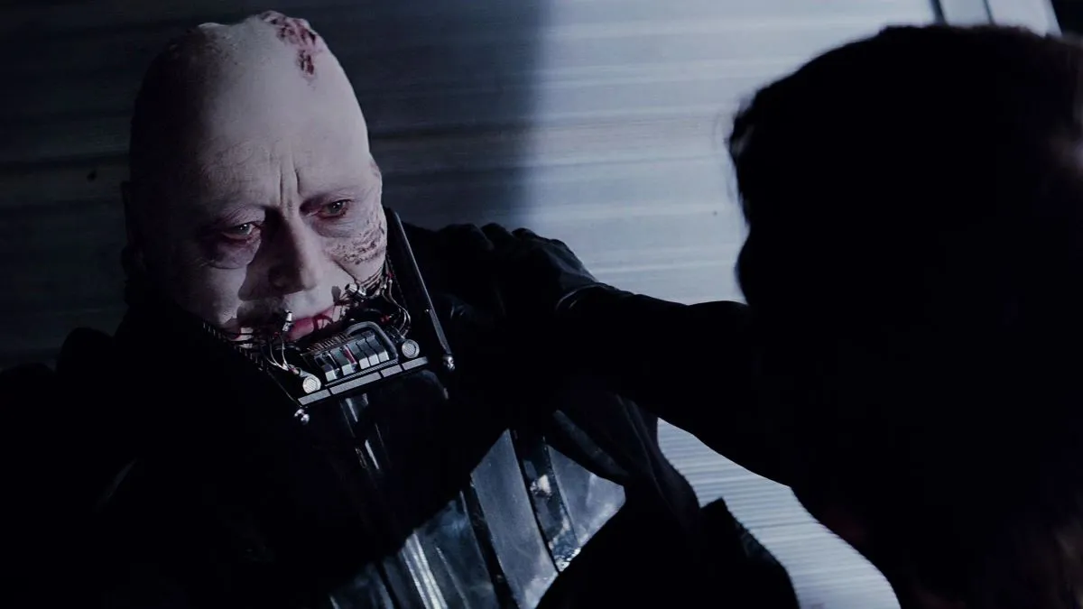 Sebastian Shaw as Anakin Skywalker in Return of the Jedi