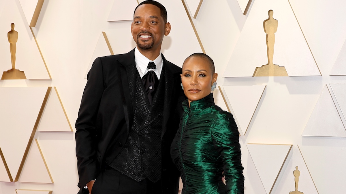 L-R) Will Smith and Jada Pinkett Smith attend the 94th Annual Academy Awards at Hollywood and Highland