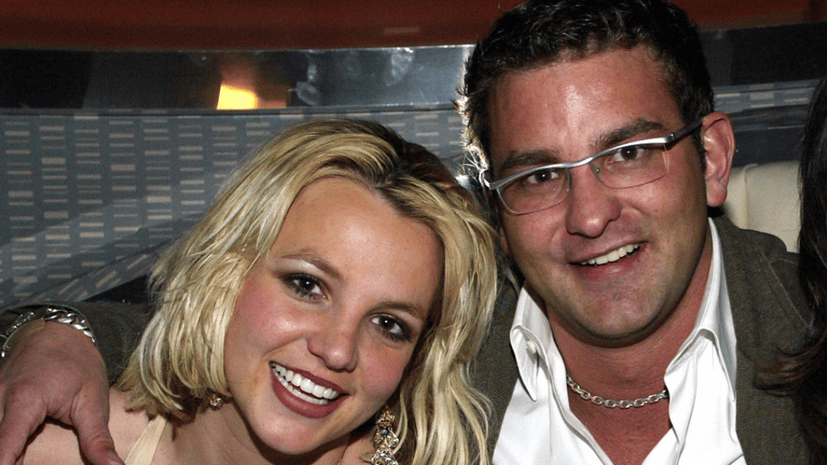 Singer Britney Spears with brother Bryan and mother Lynne celebrate with dad Jamie Spears and partners(not shown) George and Phil Maloof and John Decastro, at the launch party for their new Palms Home Poker Host software held at the one of a kind Hardwood Suite at the Palms Casino Resort in Las Vegas.