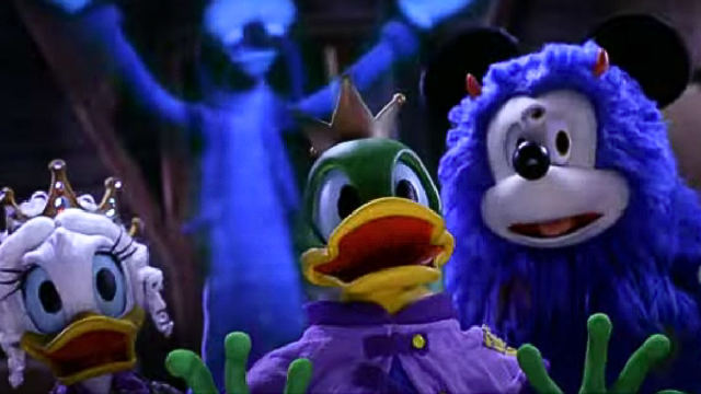 Mickey and his friends get a scare in Disney's "Mickey and Friends Trick-or-Treats."