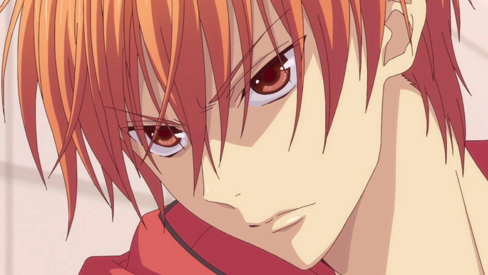 A male character from Fruits Basket has an angry expression. 