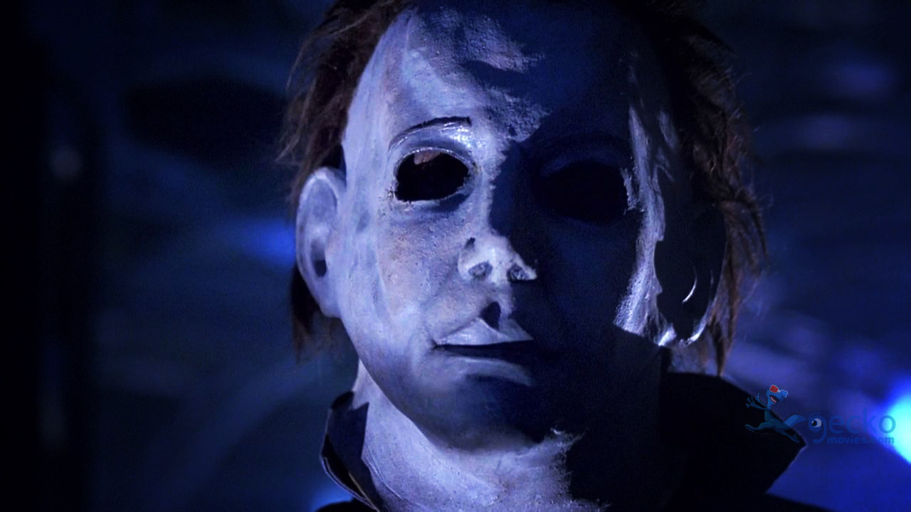 Michael Myers is wearing a mask in Halloween 6. 