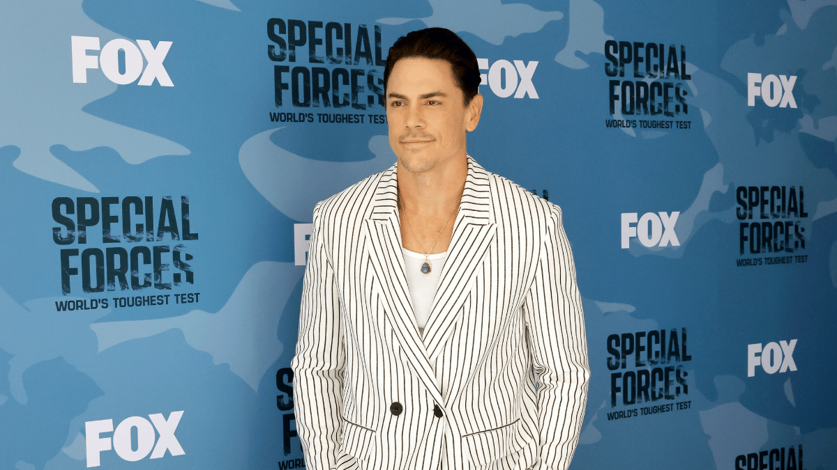  Tom Sandoval attends the red carpet for Fox's "Special Forces: World's Toughest Test" at Fox Studio Lot on September 12, 2023 in Los Angeles, California.