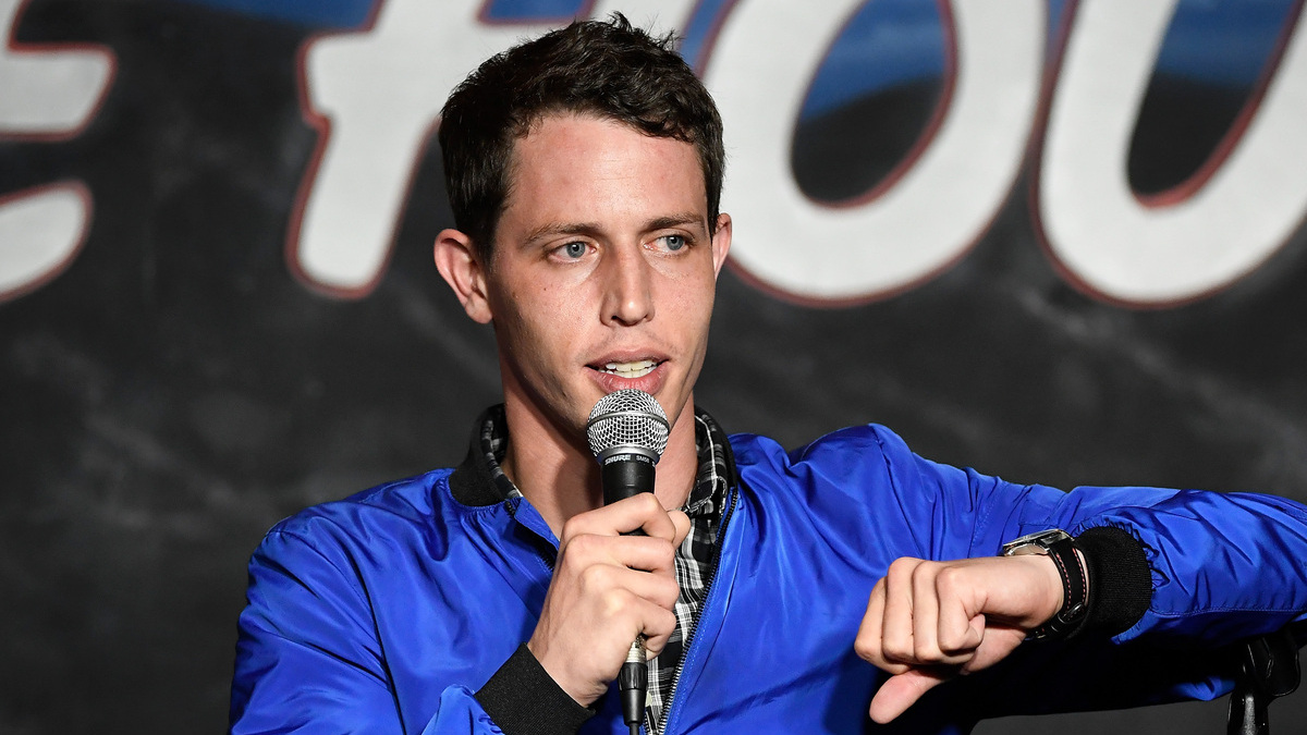 Comedian Tony Hinchcliffe performs during his appearance at The Ice House Comedy Club.