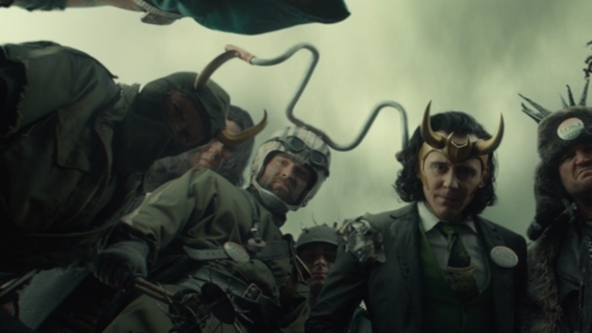 Group of Loki variants, with Bicycle Loki in the middle