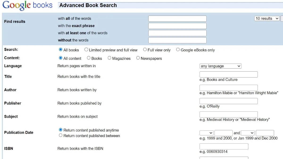 Google Book Search