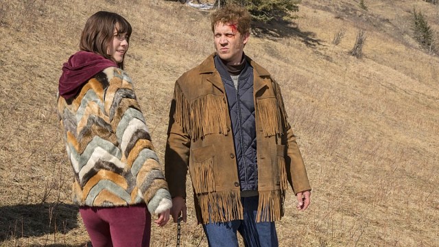 Mary Elizabeth Winstead and Russell Harvard in 'Fargo' Season 3 episode "Who Rules the Land of Denial?"
