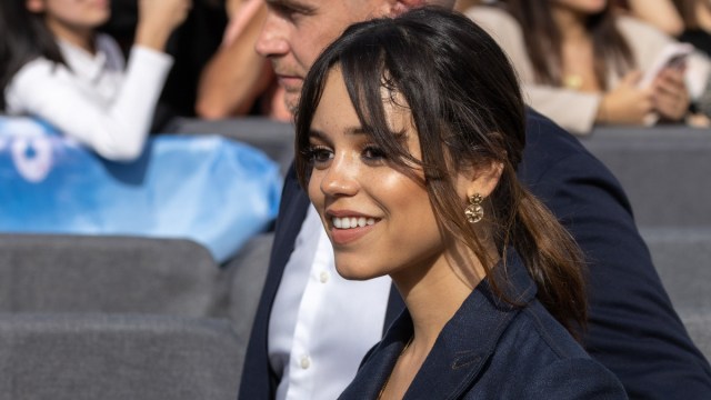 Jenna Ortega attends the Christian Dior Womenswear Spring/Summer 2024 show as part of Paris Fashion Week on September 26, 2023 in Paris, France.