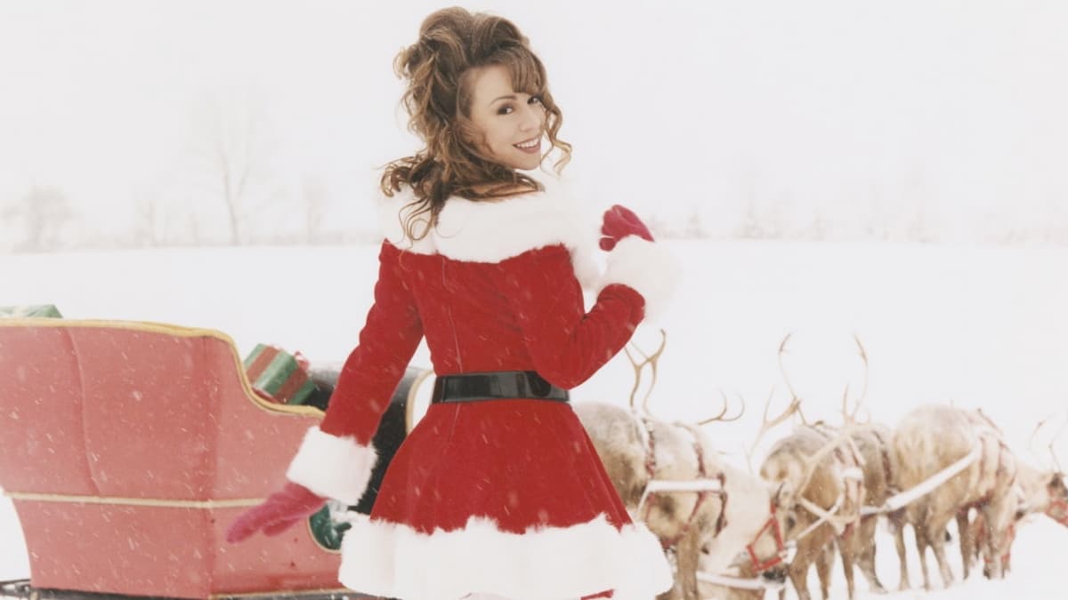 From All I Want for Christmas is You music video.