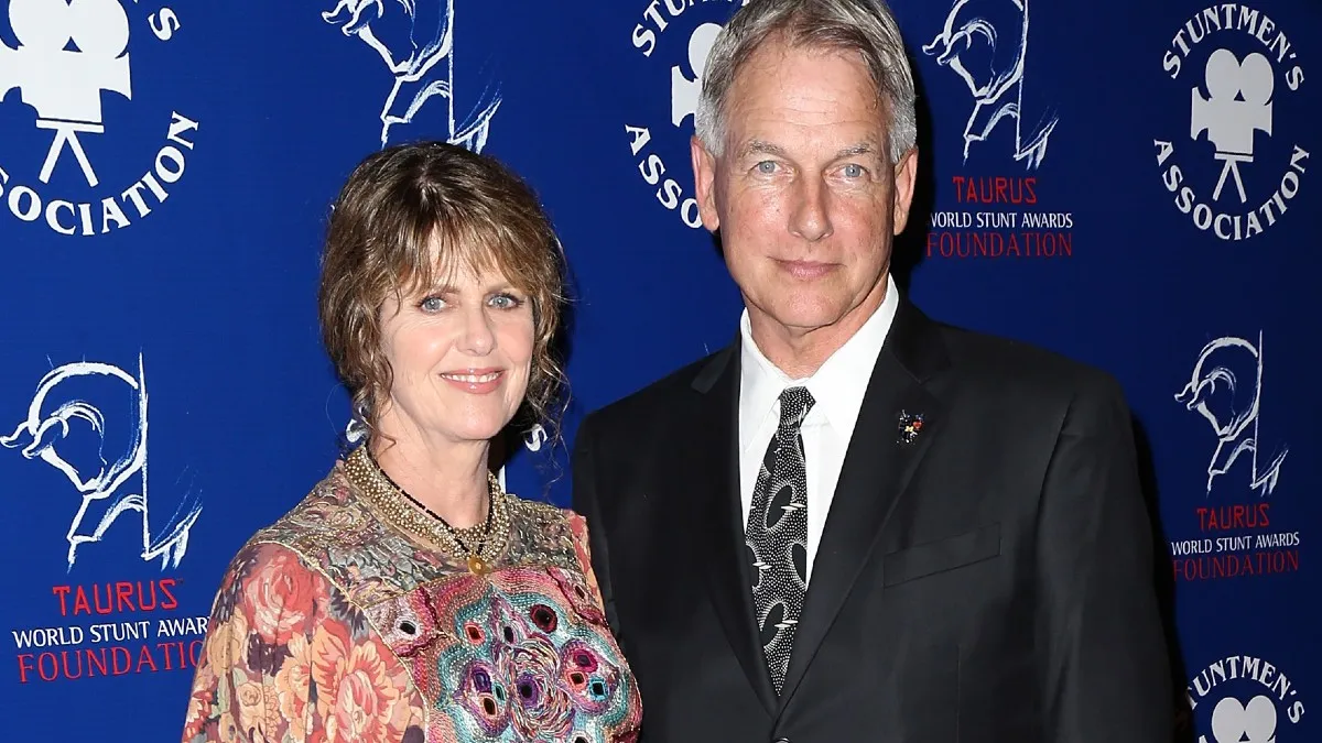 Mark Harmon with his wife, Pam Dawber