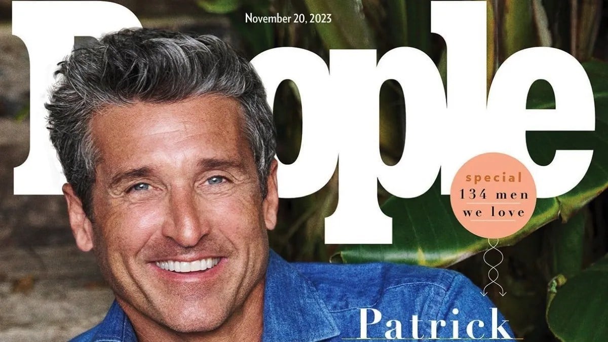 Patrick Dempsey poses for the cover of People Magazine's "Sexiest Man Alive" 2023
