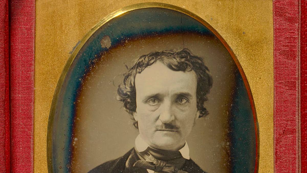 Daguerreotype of Edgar Allan Poe by an unknown photographer. 