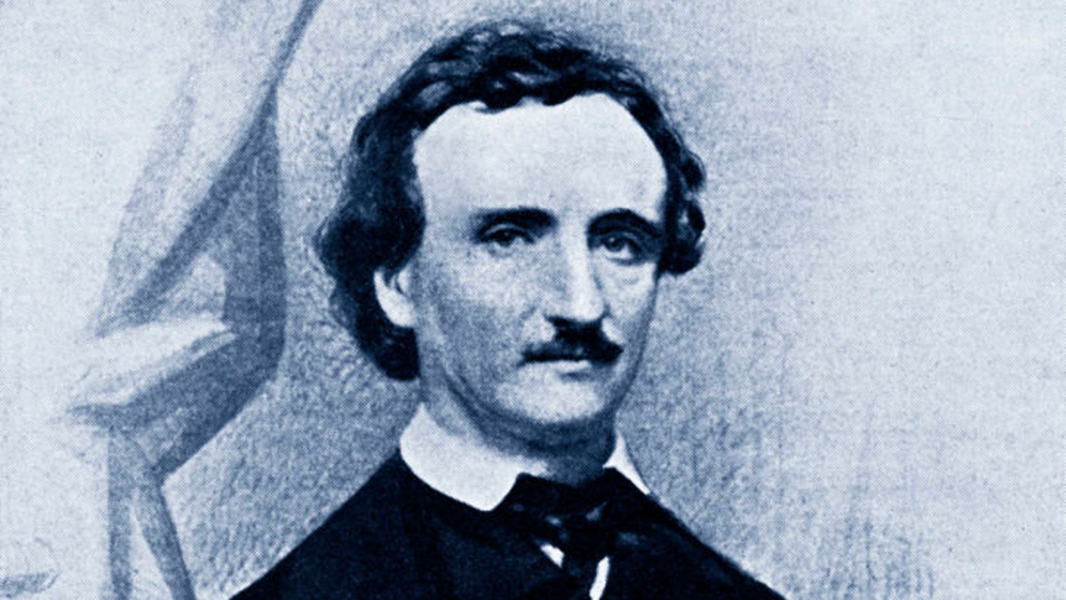 Edgar Allen Poe - in 1849. American writer, poet, critic and editor: 19 January 1809  7 October 1849. From a daguerreotype. 