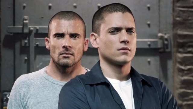 Dominic Purcell as Lincoln Burrows and Wentworth Miller as Michael Scofield in 'Prison Break'