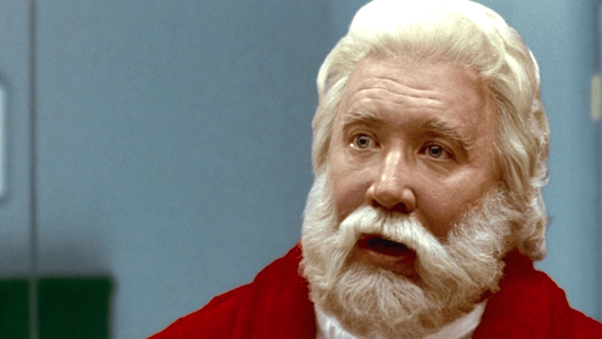 Scott Calvin turning into Santa Claus in 'The Santa Clause.'
