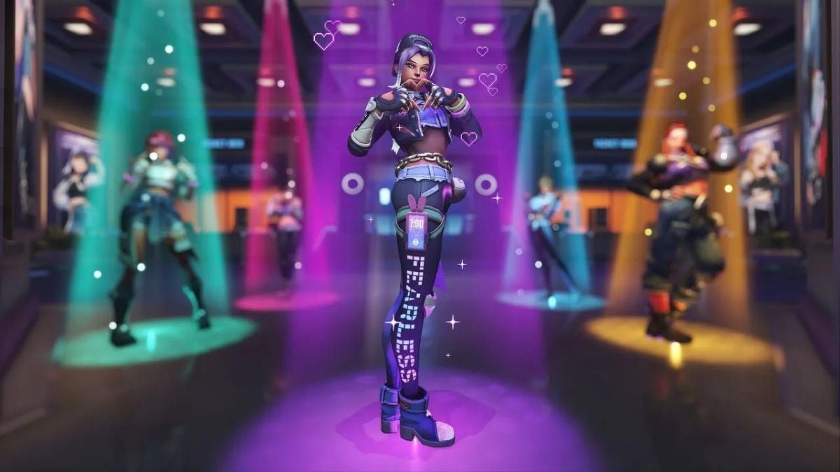 Sombra's new Overwatch Skin from the collaboration between Blizzard and Le Sserafim