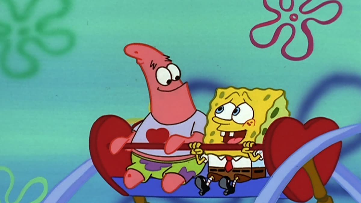 SpongeBob and Patrick from the episode "Valentines Day"