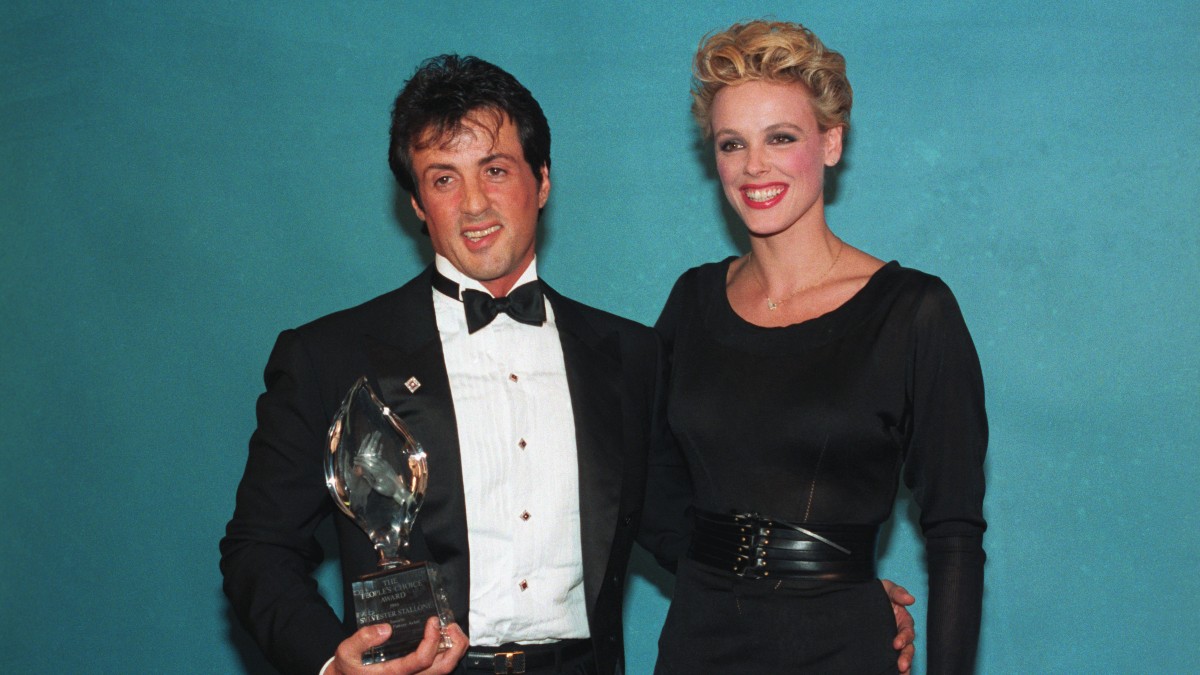 Sylvester Stallone and Brigette Nielson