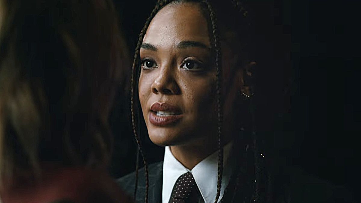 Tessa Thompson as Valkyrie in 'The Marvels'.