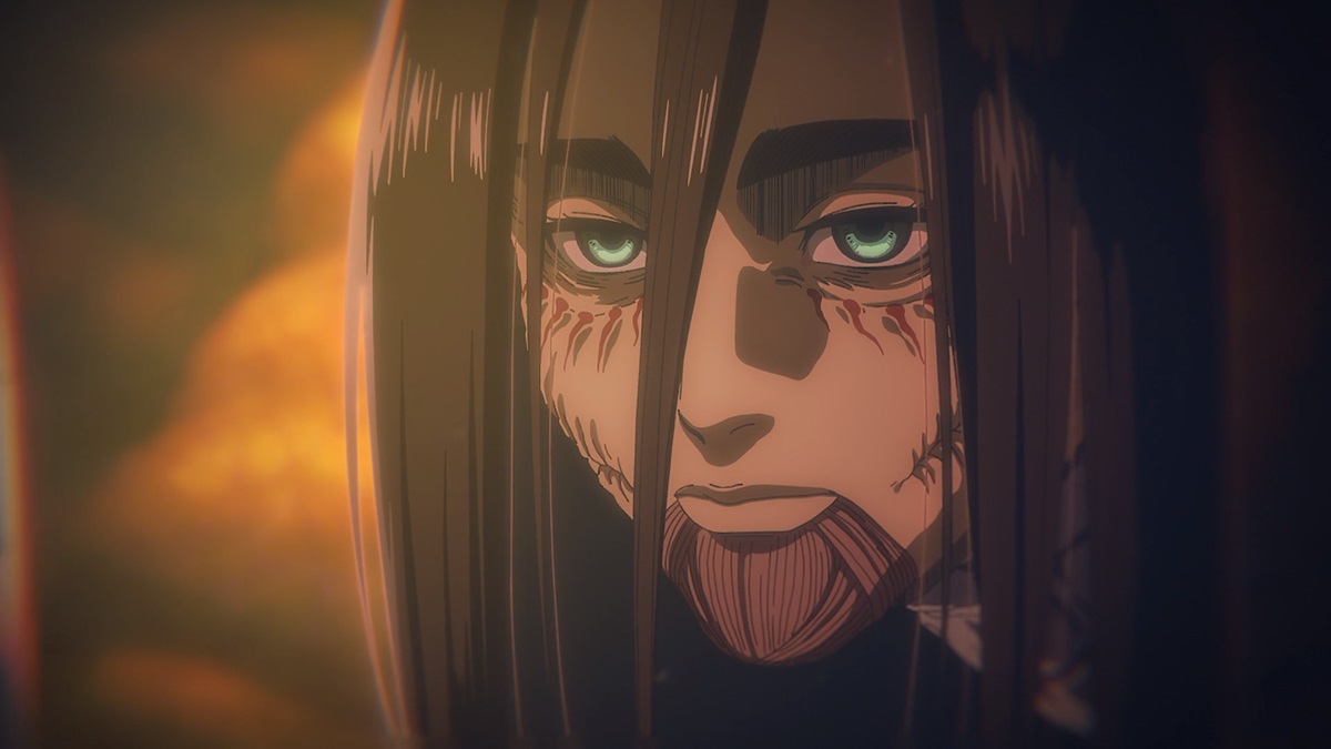 Eren Yeager inside the Founding Titan in the 'Attack on Titan' series finale.