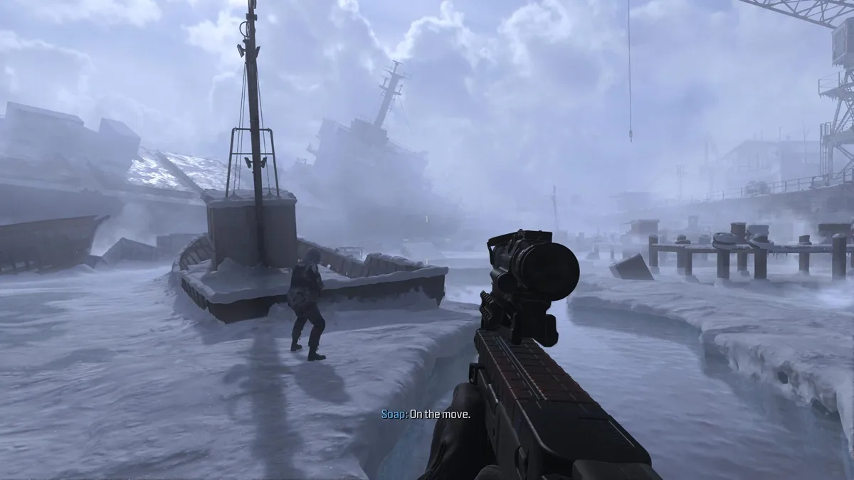 A single-player mission from the 2023 game 'Call of Duty: Modern Warfare III'