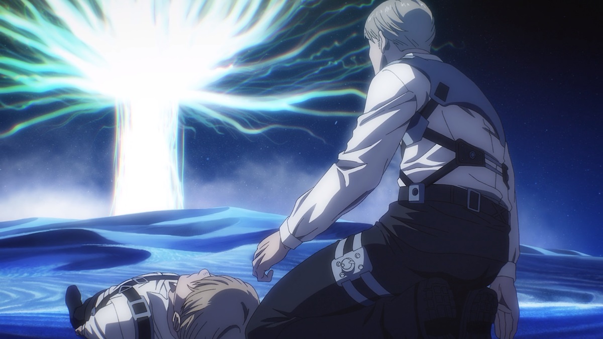 Armin in the Paths during the 'Attack on Titan' series finale