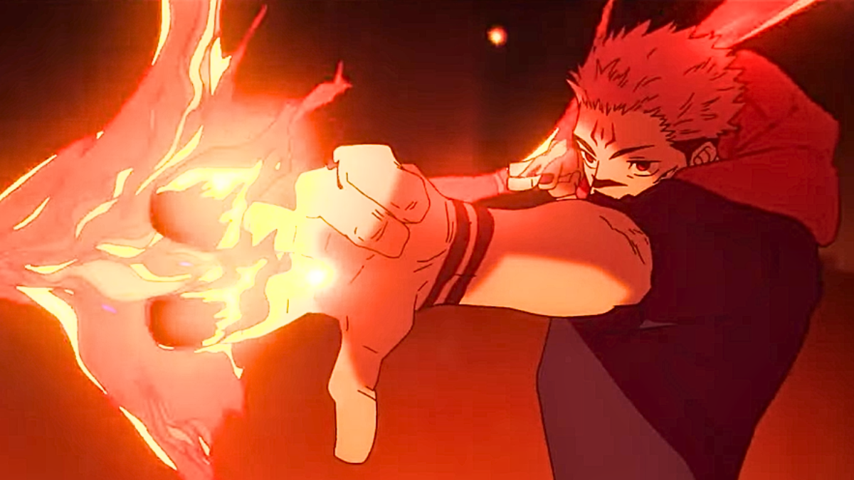 Sukuna using fire arrow in season 2 