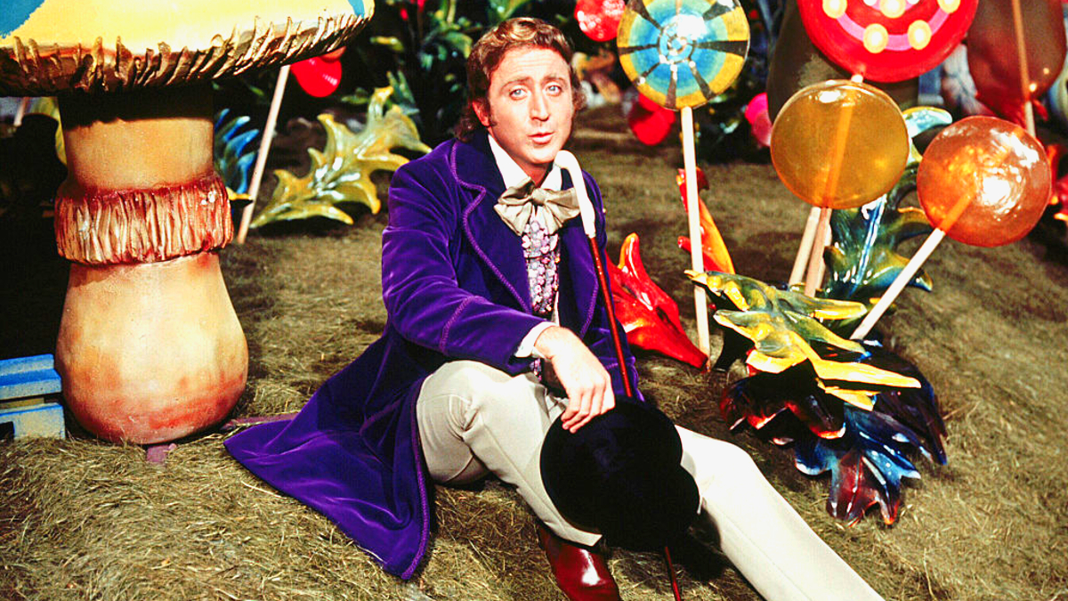 American actor Gene Wilder (1933 - 2016) as Willy Wonka in the film 'Willy Wonka & the Chocolate Factory', 1971.