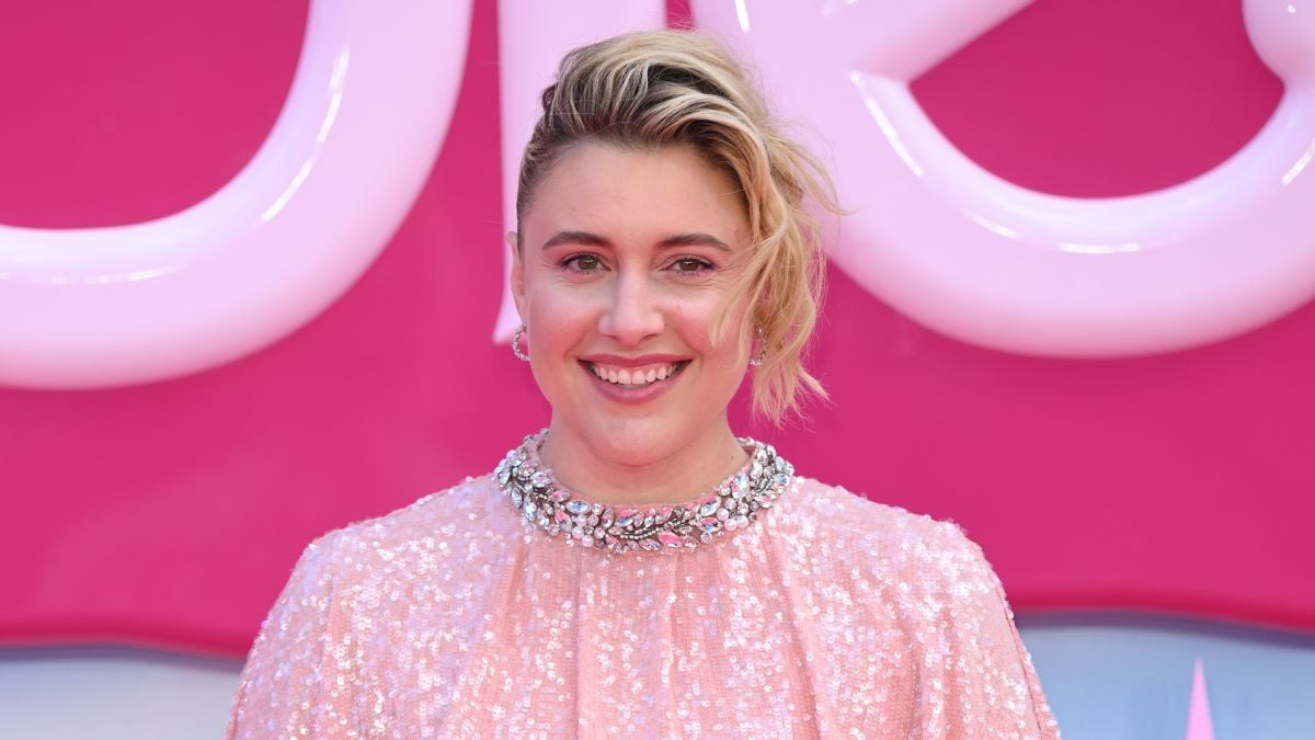 Greta Gerwig attends the "Barbie" European Premiere at Cineworld Leicester Square on July 12, 2023 in London, England. (Photo by Karwai Tang/WireImage)