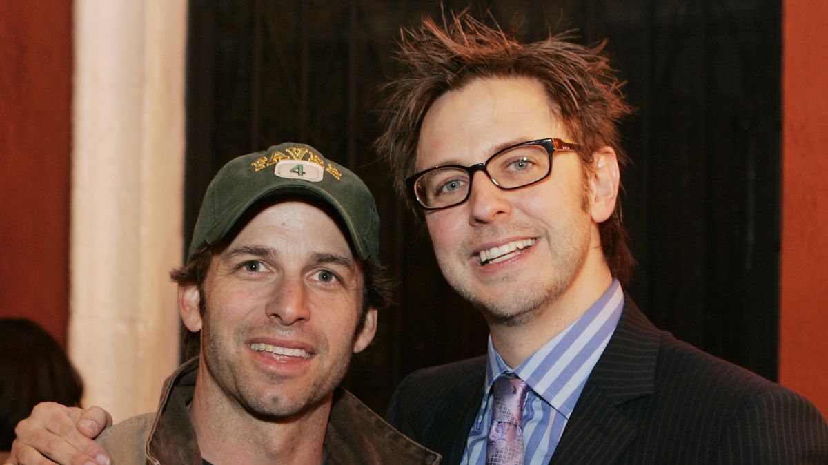 Directors Zack Snyder and James Gunn arrive at the premiere of Universal Picture's "Slither" at the Vista Theater on March 9, 2006 in Los Angeles, California. (Photo by Kevin Winter/Getty Images)