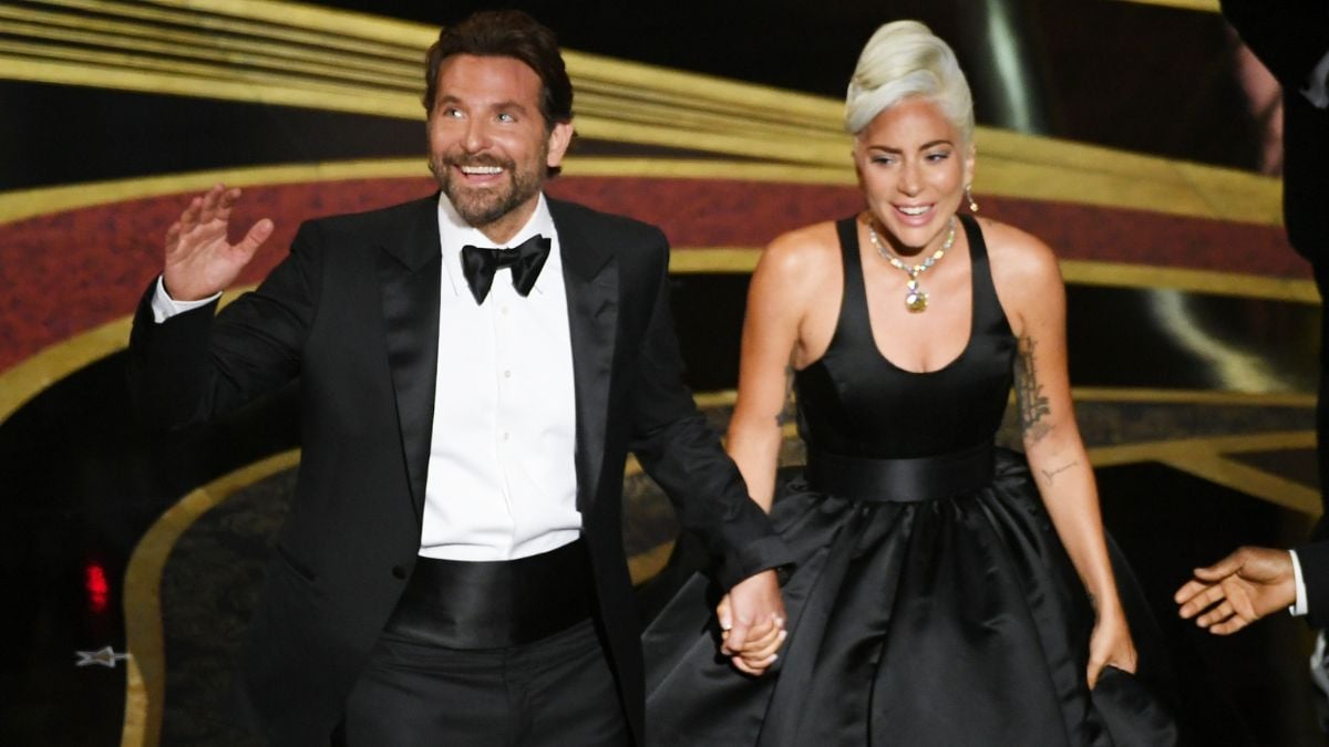 HOLLYWOOD, CALIFORNIA - FEBRUARY 24: (L-R) Bradley Cooper and Lady Gaga perform onstage during the 91st Annual Academy Awards at Dolby Theatre on February 24, 2019 in Hollywood, California. (Photo by Kevin Winter/Getty Images)