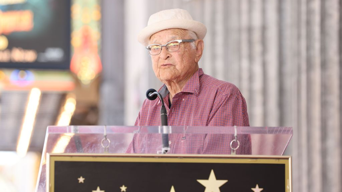Norman Lear attends the Hollywood Walk of Fame Star Ceremony honoring Marla Gibbs on July 20, 2021 in Hollywood, California.