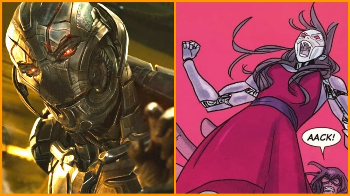 Ultron in Avengers: Age of Ultron/Doc.X in Ms. Marvel comics