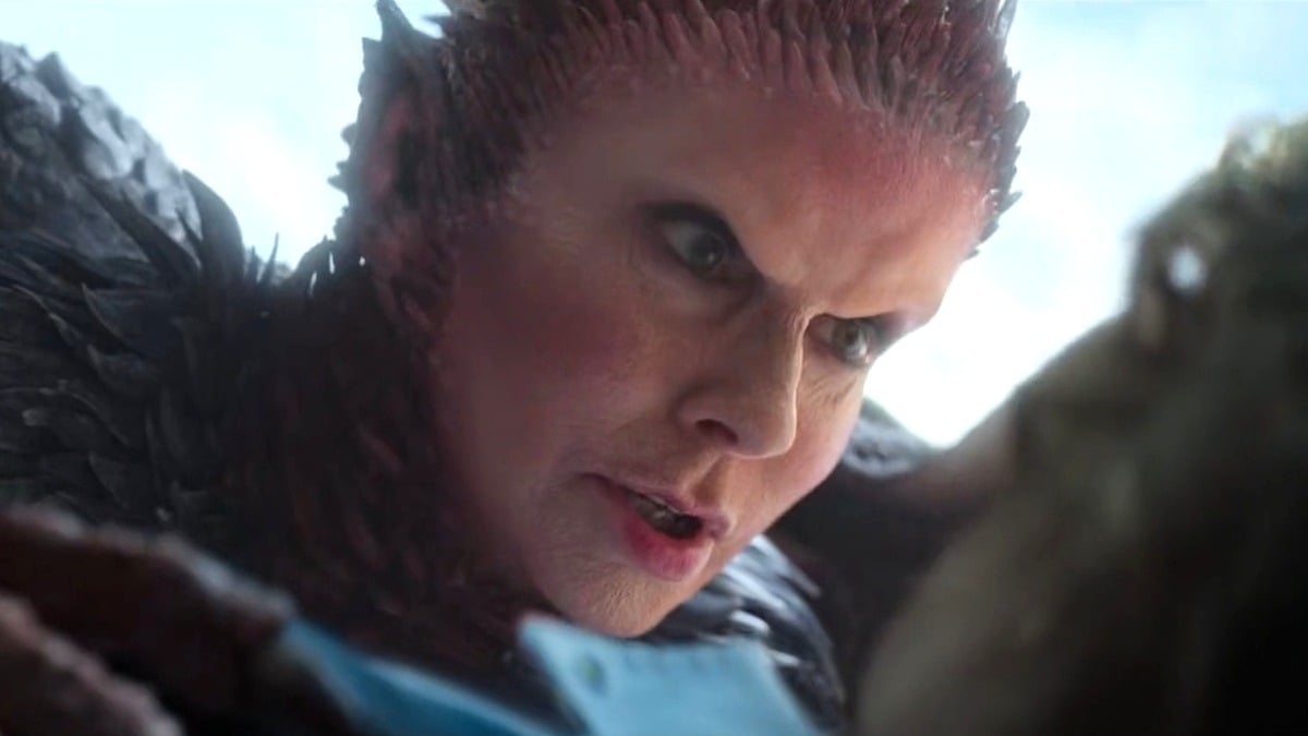 Megan Mullally as Alecto/Mrs. Dodds in episode 1 of 'Percy Jackson and the Olympians.'