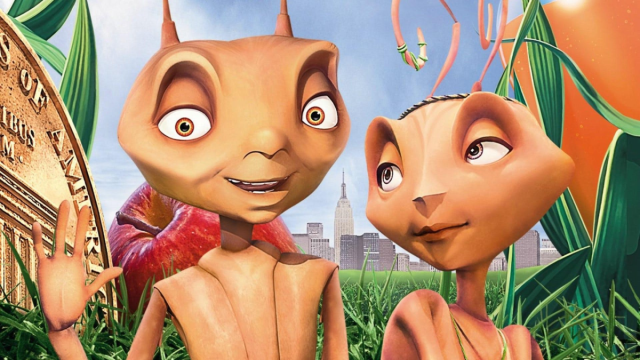 The ants from DreamWorks' 'Antz,' smiling and waving.