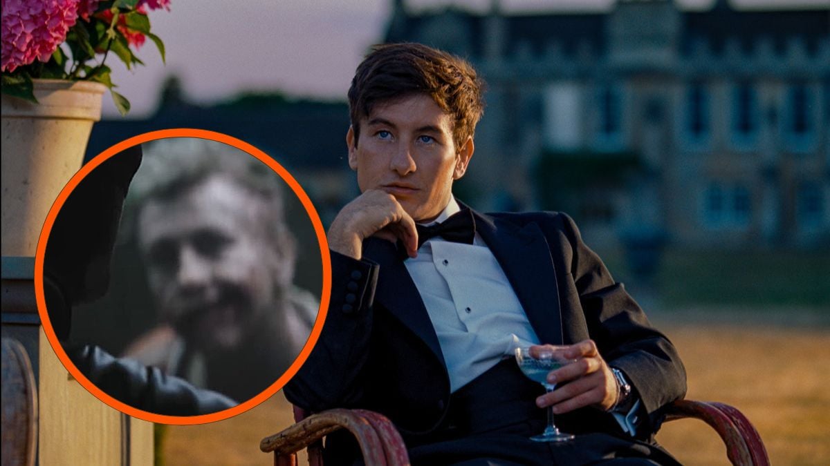 Photo montage of Barry Keoghan in 'Saltburn' and as the Joker in 'The Batman'.
