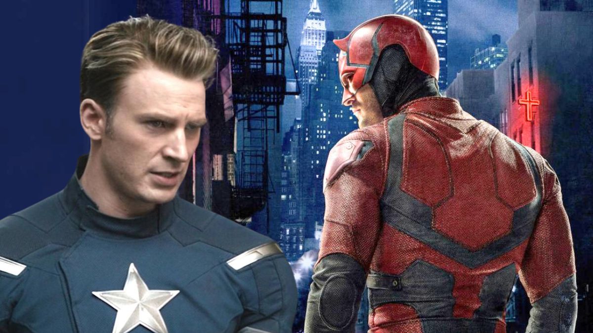 Chris Evans' Captain America in Avengers: Endgame/Charlie Cox's Daredevil in the Netflix series