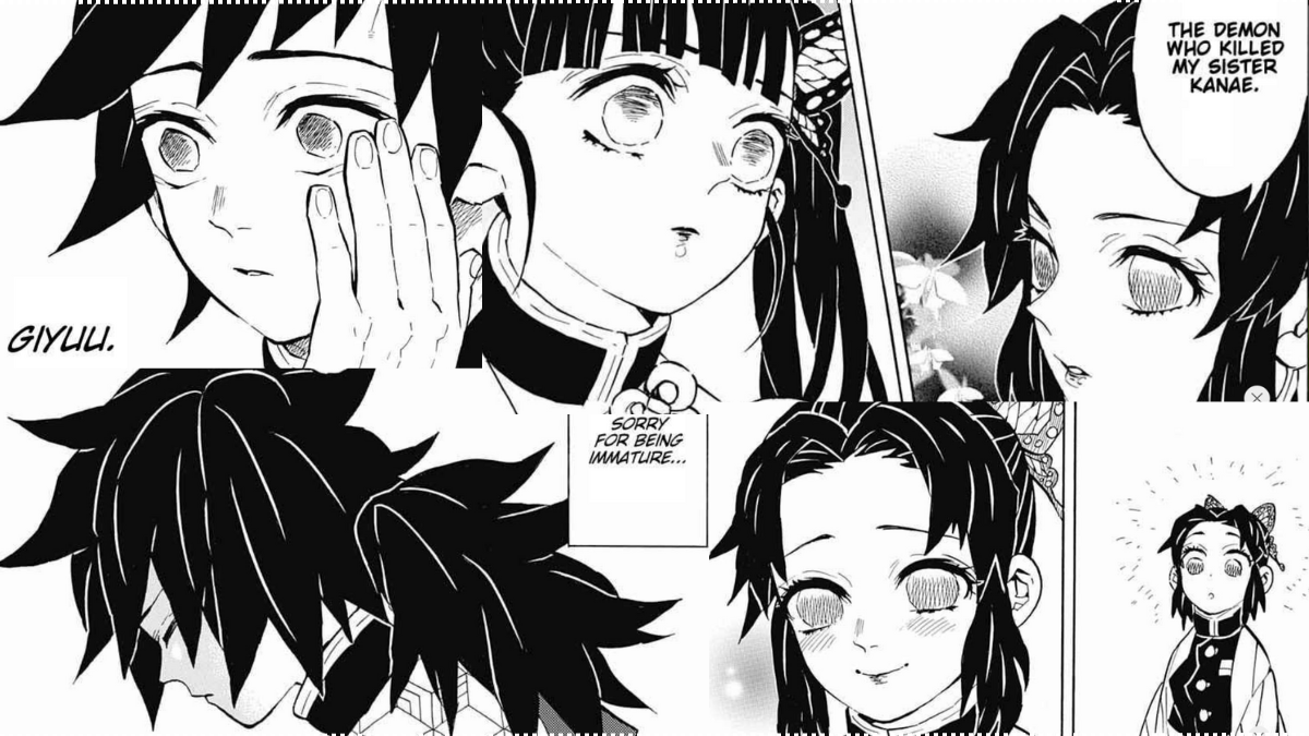 Hashira Training manga panels