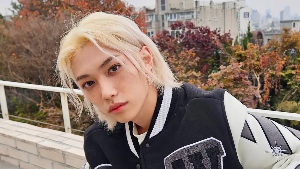 Lee Felix from the K-pop group, Stray Kids