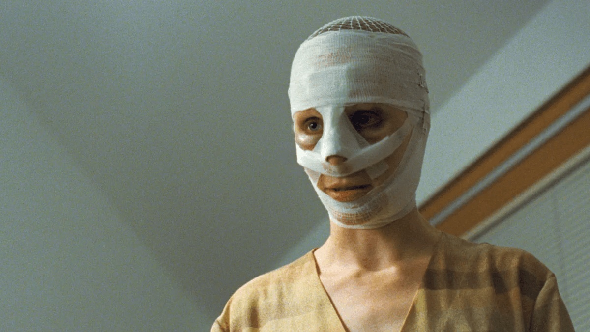 Mother in facial bandages in 'Goodnight Mommy.'