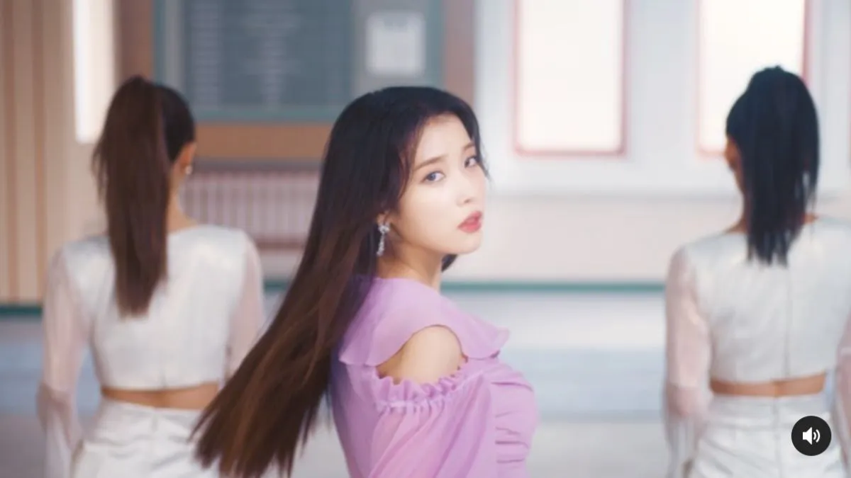 IU in the MV for "Lilac"