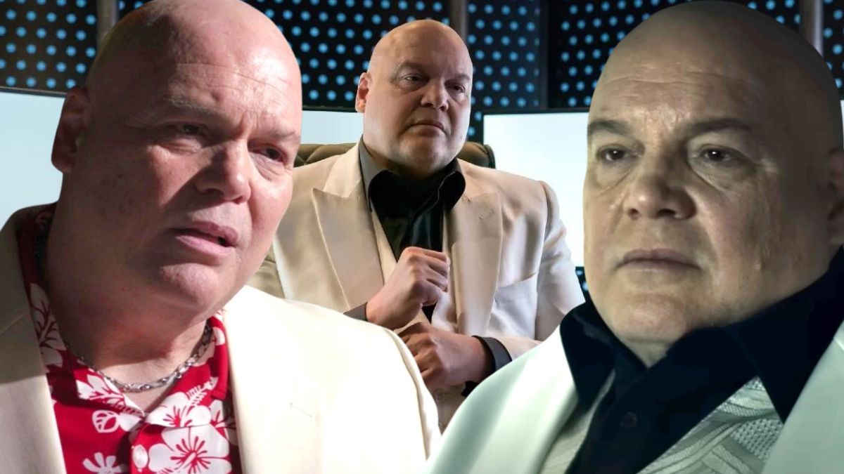 Compilation of Vincent D'Onofrio as Kingpin in Hawkeye, Daredevil season 3, and Echo.