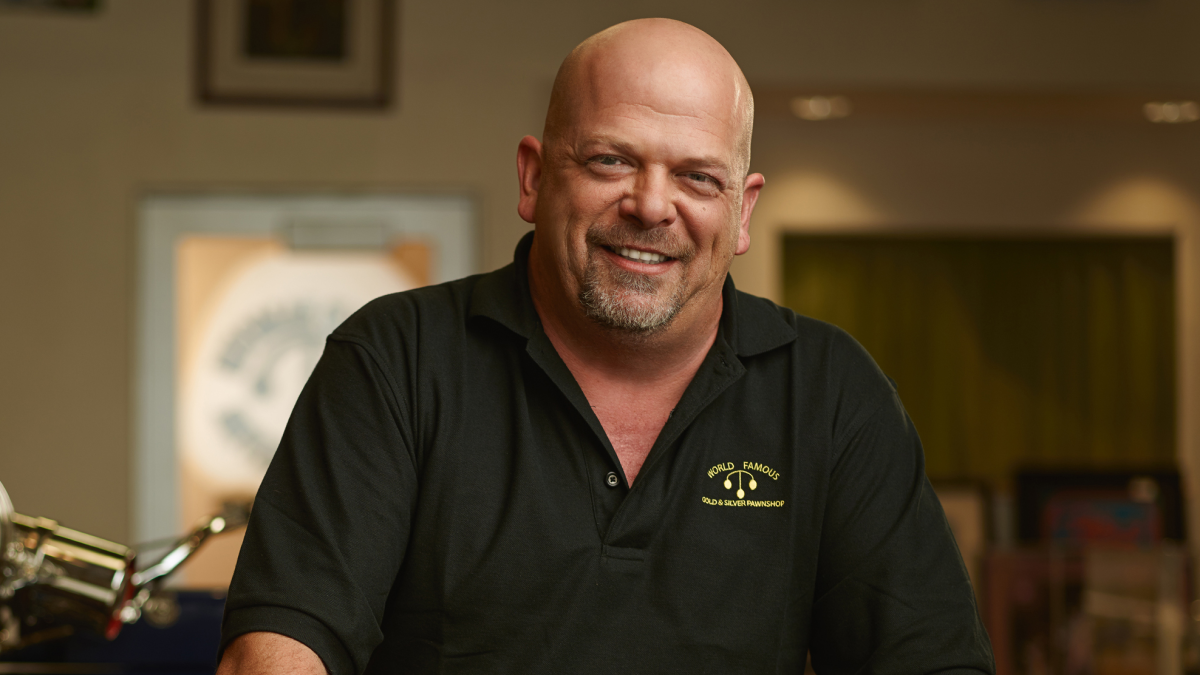 Rick Harrison smiling during an interview