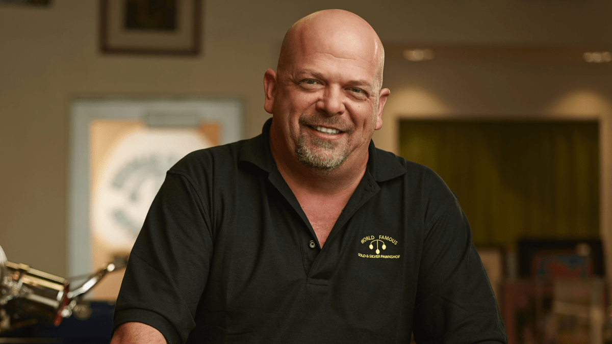 Rick Harrison smiling during an interview